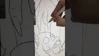 IN CONTROL. Tattoo design on iPad Pro. #art #tattoo #viralvideo