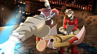 If Saitama meet Akaza & Douma But in [Infinity castle] | Muzan