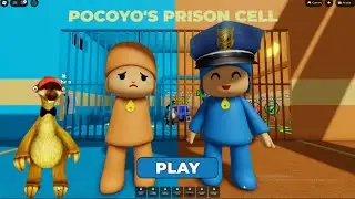 POCOYO PRISONER VS POLICE PRISON RUN!Obby roblox! Gameplay Walkthrough No Death 4K