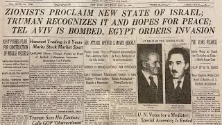 U.S. President Harry S. Truman recognizes Israel as a legitimate Jewish state [May 14, 1948]