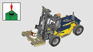 LEGO Technic 42079, Сверхмощный вилочный погрузчик - инструкции по сборке