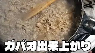 ガパオライスの作り方　#asmr #ガパオライス #ガパオ #夕飯 #ばんごはん #飯テロ #飯テロ動画 #飯テロシリーズ夕食編 