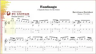 Bortolazzi, Fandango, guitar