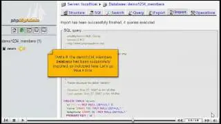 How to import database using phpmyadmin