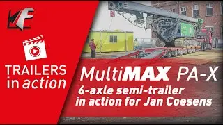 FAYMONVILLE MultiMAX PA-X: 6-axle semi-trailer in action for Jan Coesens
