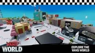 How To Get The Vans Grey Hat In Roblox Vans World!!