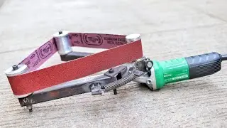 Belt Sander Made from Angle Grinder | DIY Tool Transformation
