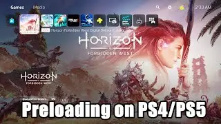 Horizon Forbidden West : How to Pre-load on PS5