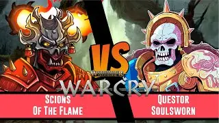 Age of Sigmar Warcry Battle Report: Scions of The Flame vs Questor Soulsworn