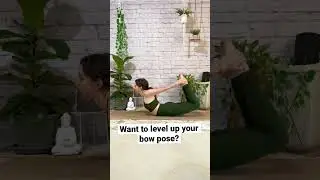 Dhanurasana bow pose 💚 #yoga #yogapractice #bowpose #yogatips #yogateacher