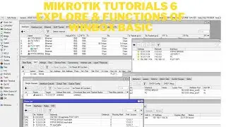 MIKROTIK TUTORIALS 6 EXPLORE & FUNCTION BASIC OF WINBOX