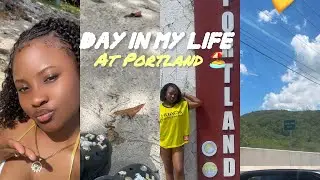 DAY IN MY LIFE : WINNIFRED BEACH AT PORTLAND+BOSTON JERK CENTER🍗🌊☀️