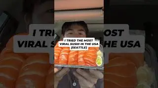 trying the most viral sushi in the USA 🫢🍣