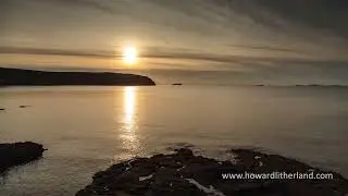Time lapse of sunset from Little Haven, Pembrokeshire, Wales