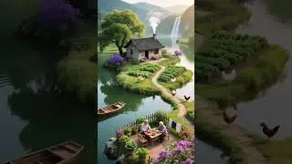 Morning Village #village #scenery #villagelife #relax #bestscenery #beautiful #countrybeauty #nature