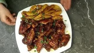 جناح الدجاج في فرن🍗 | بطريقة سهلة وسريعة كيجيو🤤 مقرمشين كيجيو رائعين رائعين بزاف 😋