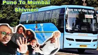 “Pune - Mumbai MSRTC Shivneri Bus Full Journey + Dadar-Virar Double Fast Special Local Train”