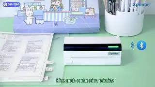 Xprinter TP4 the latest and smart portable thermal printer with USB+BT connection