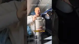 U&ccedil;akta Şişe A&ccedil;arken Neden Dikkat Edilmeli? ✈️ 🍾 😲