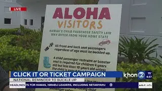 Click it or Ticket campaign has begun