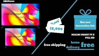 Realme smart tv x full hd informative video। realme smart tv x full hd 43 inch