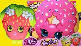 DIY Color Makers Shopkins Pillows Coloring Strawberry