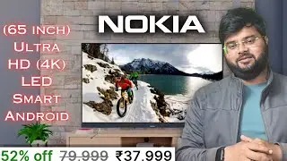 Nokia 164 cm (65 inch) Ultra HD (4K) LED Smart Android Tv best value for money