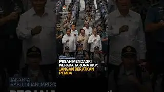 Pesan Mendagri Tito kepada Taruna KKP: Jangan beratkan pemda