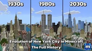 Эволюция Нью-Йорка в Minecraft