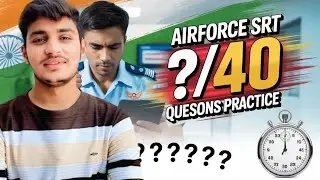 Airforce SRT Practice 2025 ✈️ | Most important questions for Phase 2!