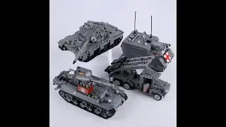 WW2 US Soviet Military Tanks Battle Building Blocks Compatibale Lego.#lego#tank#fighter#WW2#military
