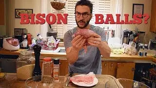HOW TO PREPARE AND COOK PRAIRIE OYSTERS (Bull Balls) - Cooking Vlog with Viva Frei