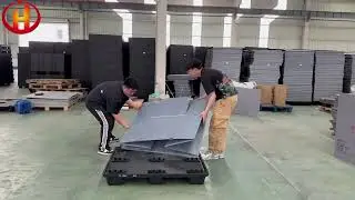 Foldable Pallet Boxes Plastic Gaylord Box Pallet Sleeve Box Manufacturer -Huiyuan
