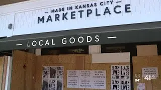 Plaza business, parks support protests, clean up damage
