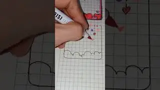 CUTE FRAME NOTE IDEAS//PAPER NOTE//PINK SKY THEME #shorts_video #shorts #asmr #frames #noteideas