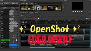 openshot video editor tutorial || Openshot logo || How to Insert logo in video || Learn logo design