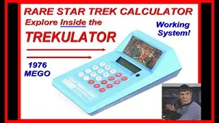 STAR TREK Inside TREK-ULATOR CALCULATOR 1976 (MEGO, компьютерная электроника, трикодер, рация)