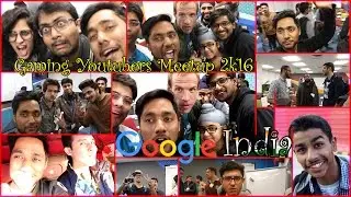 First Ever OFFICIAL INDIAN GAMING YOUTUBERS MEETUP 2k16 at Google, Gurgaon || with Surfing Violinist