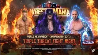 Edge vs Undertaker vs Batista | Triple Threat Epic Battle | Full Match Highlights
