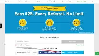 Ebates referral Program​ - Make money by shopping