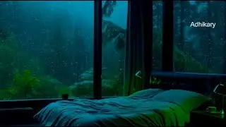 Stress Relief/Sleep/Deep Focus/Meditation/Natural Rain Sound/Birds/Guitar Background