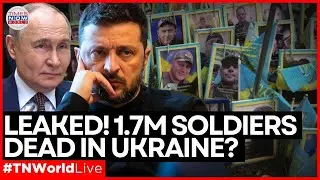 LIVE NEWS | Russian Hackers Claim 1.7 Million Ukrainian Losses, Documents Leaked Online!