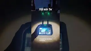 Dji air 3s night take off 😊 drone light night mode take  #shortsfeed #shorts #shortvideo #youtube