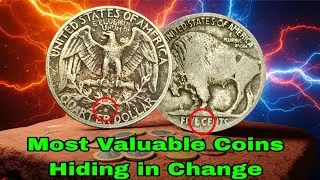 Самые ценные 25-центовые монеты в обращении и ультраредкие 5-центовые монеты с изображением буйво...