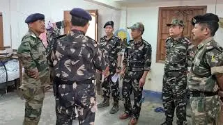 AP Police(IRBn) On West Bengal Election Duities.