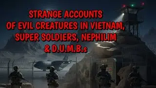 #DOGMAN, STRANGE ACCOUNTS OF EVIL CREATURES IN VIETNAM, SUPER-SOLDIERS, NEPHILIM & D.U.M.B.s
