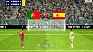 Серия пенальти Португалия &mdash; Испания | Матч POR vs ESP | eFootball