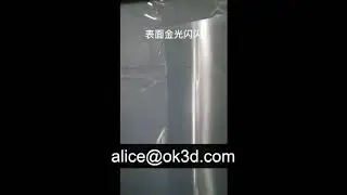 100LPI, 0.36MM soft TPU lenticular material for 3d printing on clothes and shoose