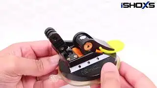 iSHOXS M1 GT, Safety Suction Cup Mount for GoPro Hero, Rollei Actioncam and Compatible Actioncameras