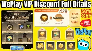 WePlay New Event VIP Discount Full Ditails in hindi | Weplay VIP Offer Discount